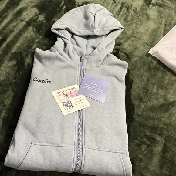 Comfrt Men's Lightweight Jacket - Blue Willow - Picture 3 of 3